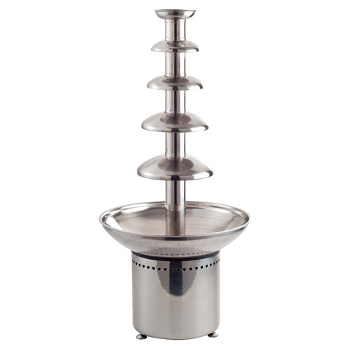 Decorative Chocolate Fountain with 5 Discs, Ø 38 x H 80 cm