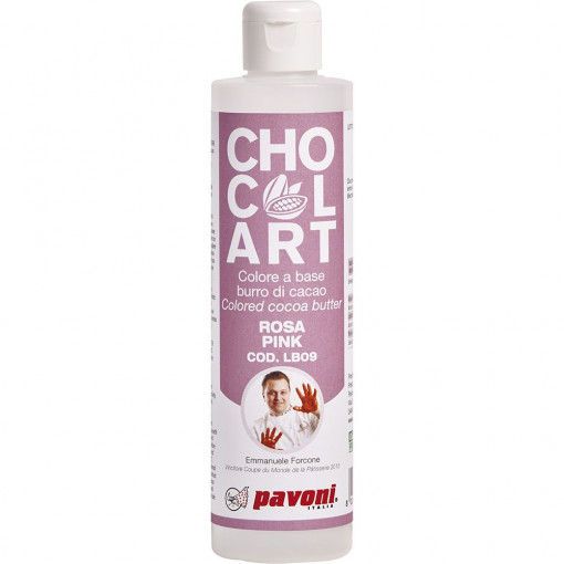 Food Colouring with Cocoa Butter without E171, Pink, 200 gr