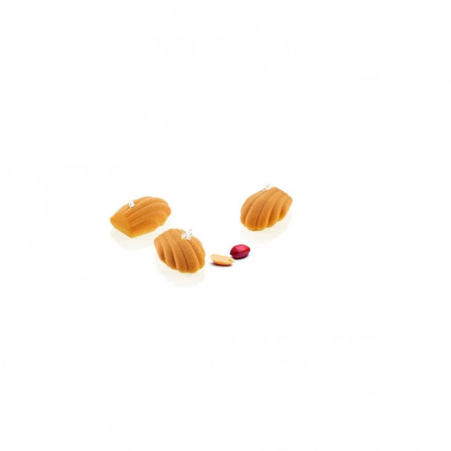 Forma Silicon Madeleine 4.5 x 3.3 x H 1.6 cm, 18 cavitati, 13 ml