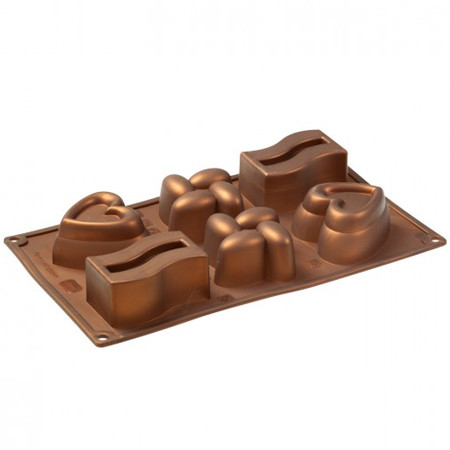 Moule Tablette Chocolat Eros 15,4 x 7,7 x H 1,1 cm (x3) Pavoni