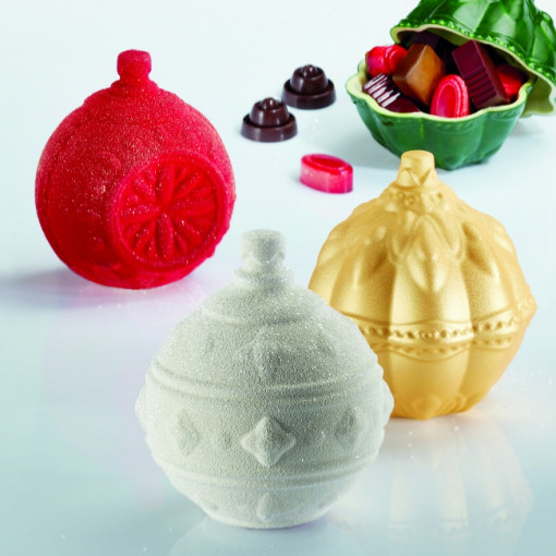 Globuri Craciun 3D, 3 Modele - Kit Matrite Plastic 3 Subiecte
