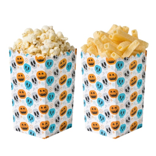Hallowen Party Boxes, Waterproof Cardboard, 7 x 7 x H 14 cm, 6 pcs