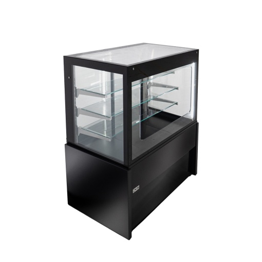 Kristall Self Service ventilated display cabinet with built-in cooling unit, 100 (L) x75 (W) x138 (H)cm