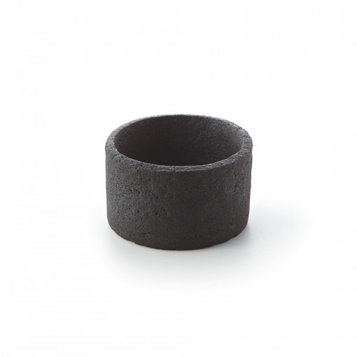 MiniTart Shells Round Round Neutral, Black, Ø 3.8 x H 2 cm, Massdeu, 192 pcs