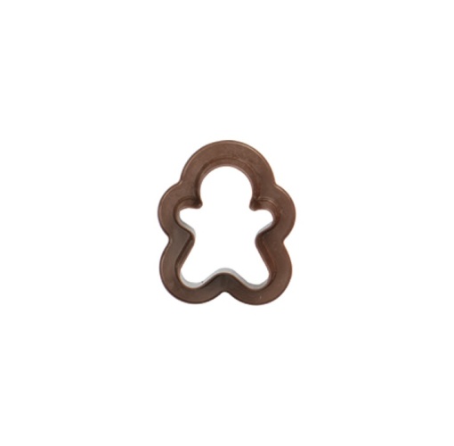 Műanyag karácsonyi műanyag vágók - Gingerman, Ø 3,5 x H 2,2 cm