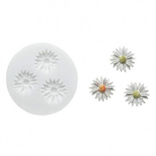 Mulaj Silicon Margarete, 3 Subiecte, Ø 1.15 cm (SLK241)