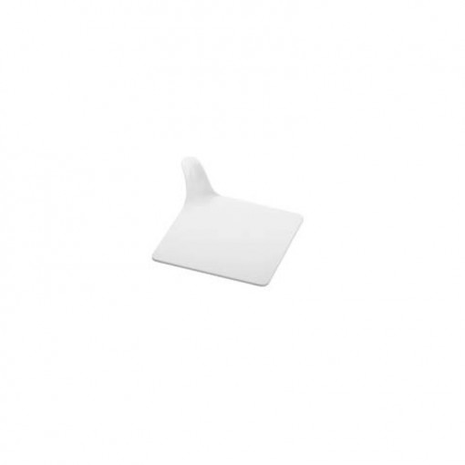 Plastic Presentation Single Portion Plastic Display Stand, Square White, 6.1 x 6.1 cm, Set 350 pcs - Img 1