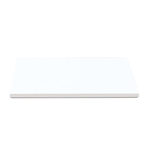 Platou Tort Dreptunghiular Alb Satinat, 60 x 40 x H 1.2 cm