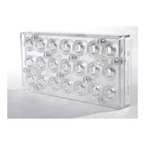 Polycarbonate 3D mould Polycarbonate 3D Spheres 21 Chocolate Pralines