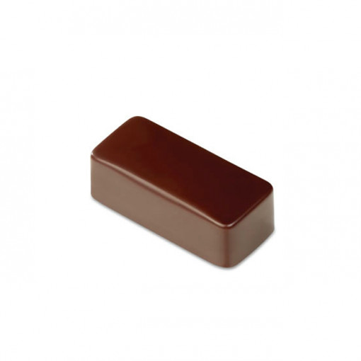 Polycarbonate mould Artisanal Range 21 Chocolate Pralines Chocolate Rectangle, 3.7 x 1.6 x H 1.4 cm, 10 gr