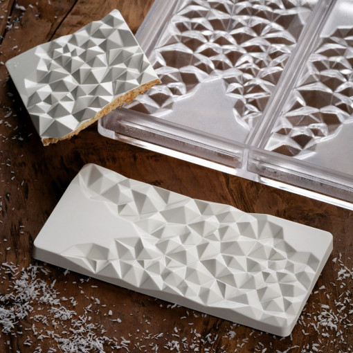 Polycarbonate mould ChocoBAR Fragment Range - 3 Tablets