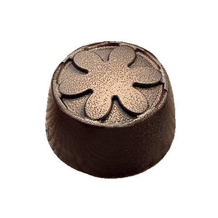 Polycarbonate mould Fantasy Range 35 Chocolate Pralines, Ø 2,6 x H 1,5 cm, 8 gr