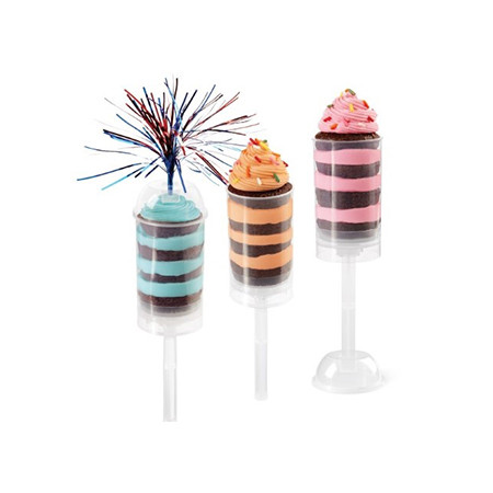 PushUpPops Round, Matrite Plastic 90 ml, Set 100 pcs
