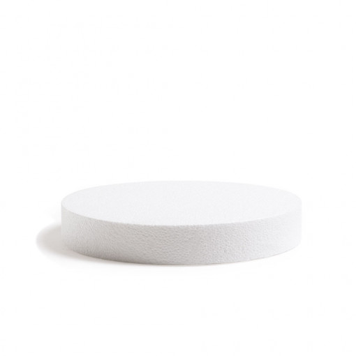 Round polystyrene mould R 45 x H 5 cm