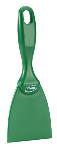 Scraper with Plastic Handle Rigid Green, 7.5 x H 21 cm