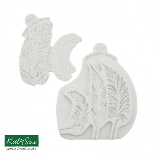 Silicon Feathers 3 Subjects 12 - 6.5 x 3.5 - 2.5 cm, 2 pcs