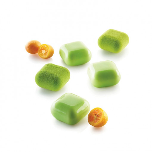Silicon Gem mould 4 x 4 x H 2.3 cm, 15 cavities, 30 ml