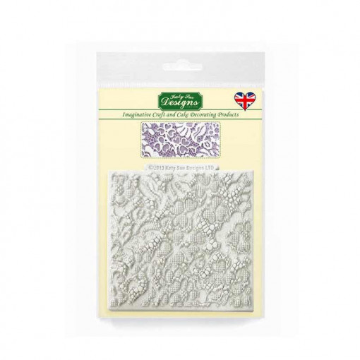 Silicone lace mould 10.2 x 10.2 x H 0.4 cm