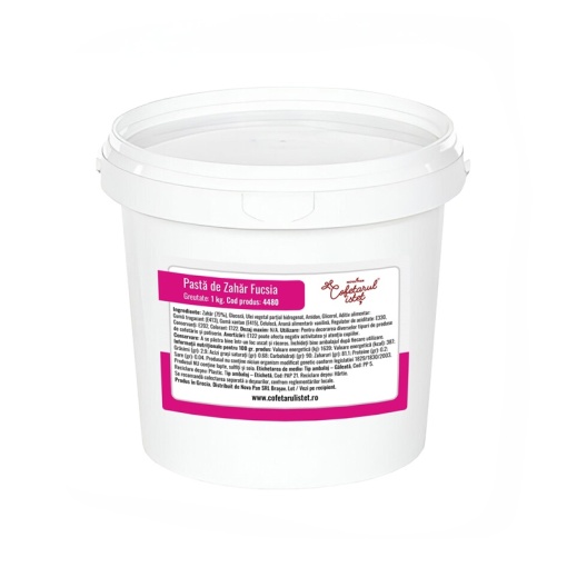 Sugar Paste Fuchsia Confectioner Istet, 1 Kg