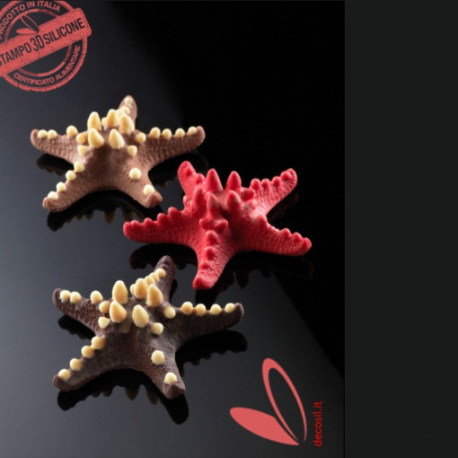 Szilikon forma 3D tengeri csillag, Ø 9 x H 3 cm
