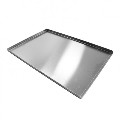 Tava Aluminiu Neperforat - 3 Margini, 60 x 40 x H 2 cm