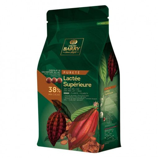 Tejcsokoládé 38,2% Barry Callebaut, 5 kg