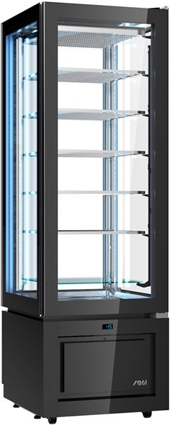 Vertical Refrigerated Display Cabinet -25/-15°C , Luxor New Style Slim Slim Black