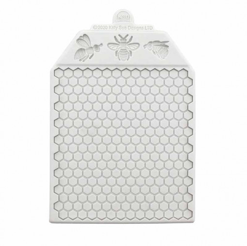Силиконова отливка Декор Текстура текстура пчелна пита 13,5 x 12,3 cm и пчели