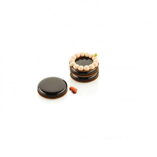 Силиконова форма Силиконови дискове Ø 6,4 x H 1,1 cm, 8 кухини, 35 ml + резец