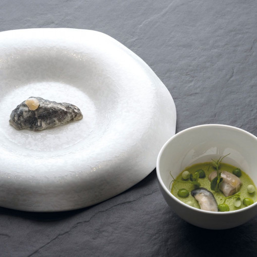 Силиконова форма Gourmand Oyster Gourmand 8 x 4,6 x H 2,1 cm, 10 кухини