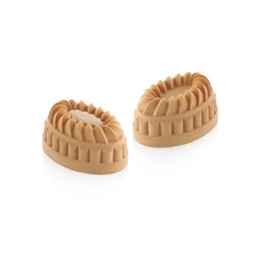 Силиконова форма Pleincoeur Oval 12,4 x 8,4 x H 4,3 cm, 6 кухини x 145 ml