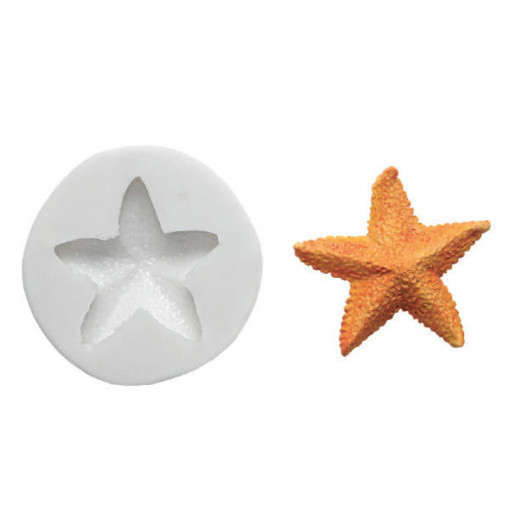 Силиконов калъп Морска звезда, Ø 5 cm (SLK073)
