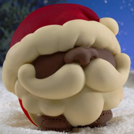 Силиконов калъп Santa Claus Sphere, Ø 12,2 cm