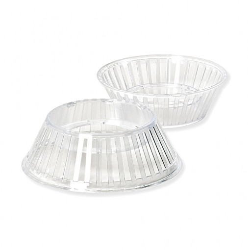 Baze csokoládé tojás 500 gr, átlátszó műanyag, Ø12.3xH4.6cm, 5 db-os készlet
