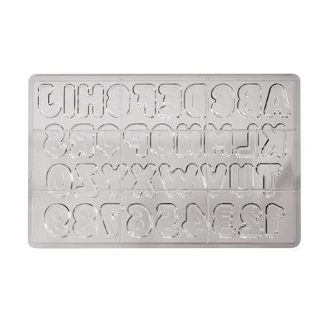 Chocolate Decorations - Alphabets and Digits - Img 1
