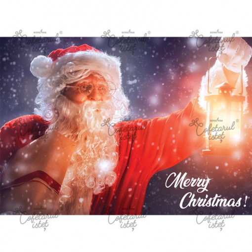 Christmas printed wafer Model 2, A4 - Confectioner Istet