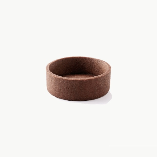 Cocoa Round Tart Shells, Ø 5 x H 1.7 cm, Masdeu, 200 pcs