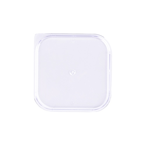 Cubito pohár fedő, 8,5 x 8,5 x H 0,2 cm, 100 db-os készlet