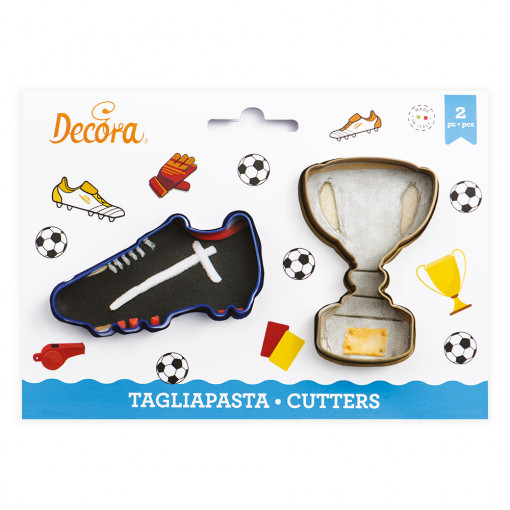 Cutters Plastic Sport R 8.5 and 9 x H 2.2 cm, 2 pcs
