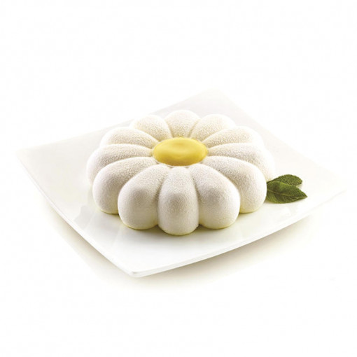 Daisy Spring 3D Silicon Cake Tin Ø 22 x H 5 cm, 1500 ml - Img 1