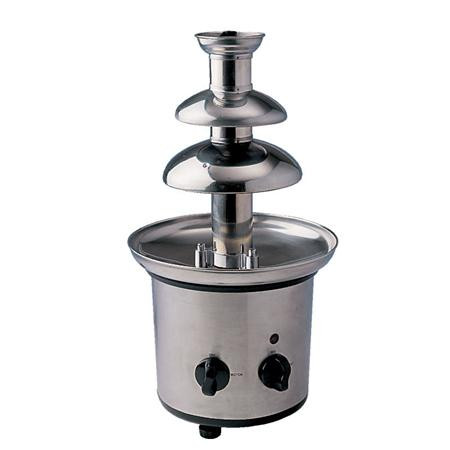 Decorative Chocolate Fountain with 3 Discs, Ø 21 x H 39 cm