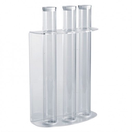 Ice Cream Cone Holder 3 Columns Ø 5.4 cm 32 x 13 x H 50 cm
