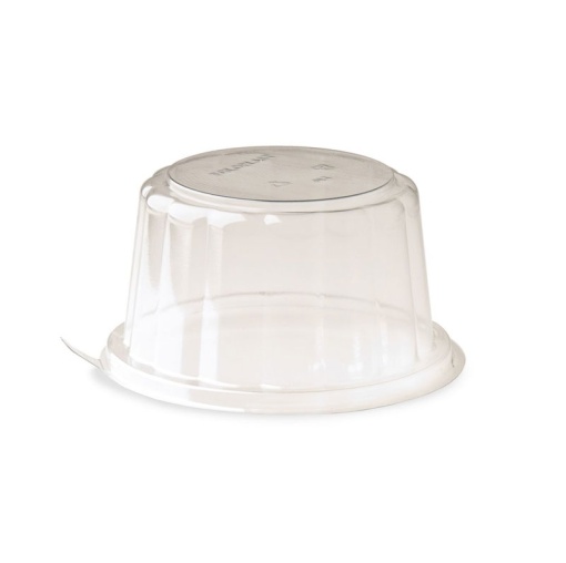 Kupolás fedő Ø 16,2 x H 9 cm, átlátszó, 50 db-os készlet