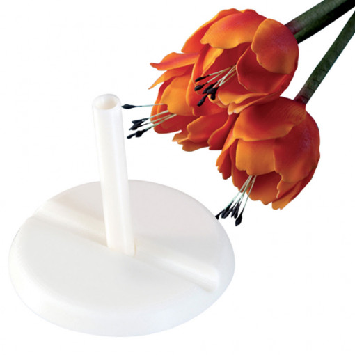 Lalea - Plastic Flower Shaping and Drying Stands Ø 10 x H 9 cm, Set of 5 Pieces