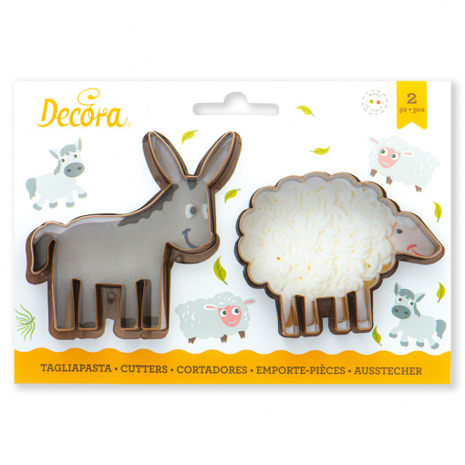 Magarus és Oita - Műanyag vágókések R 8 és 9 x H 2,2 cm, 2 db
