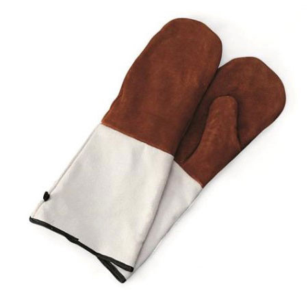 Manusi Piele pentru Cuptor, cu 1 Deget, Temp. Max. 250°C, L 45 x 15 cm
