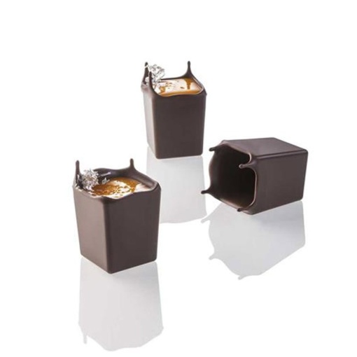 Matrita Polycarbonate 28 Chocolate Chocolate Cases Ø 2.7 x H 3.1 cm