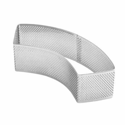 Microperforated branch Tarte Viennoiserie by Johan Martin Semiluna 15.7 x 5 x H 4.5 cm
