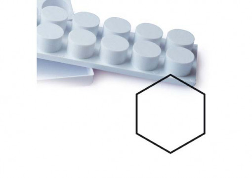 Mignon Hexagonal Ø 4.5 x H 2.5 cm - Extractor Plastic - Img 1