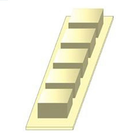 Monoportii Patrate 6 x 6 x H 4 cm - Extractor Plastic - Img 1